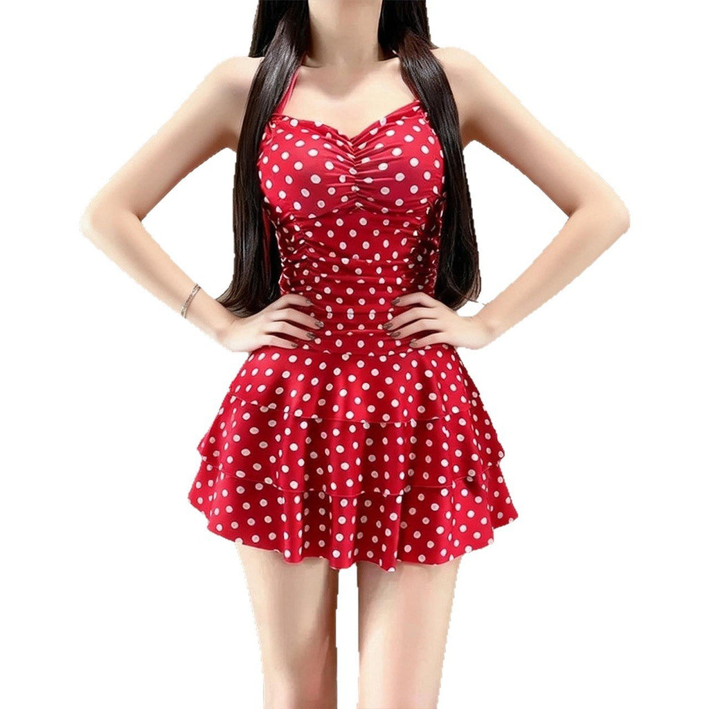 Women's Retro Polka - Dot One - Piece Swimsuit - Maison Elène