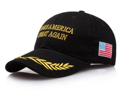 Breathable Cotton USA Baseball Cap with Side Flag Patch - Adjustable Outdoor Sun Hat - Maison Elène