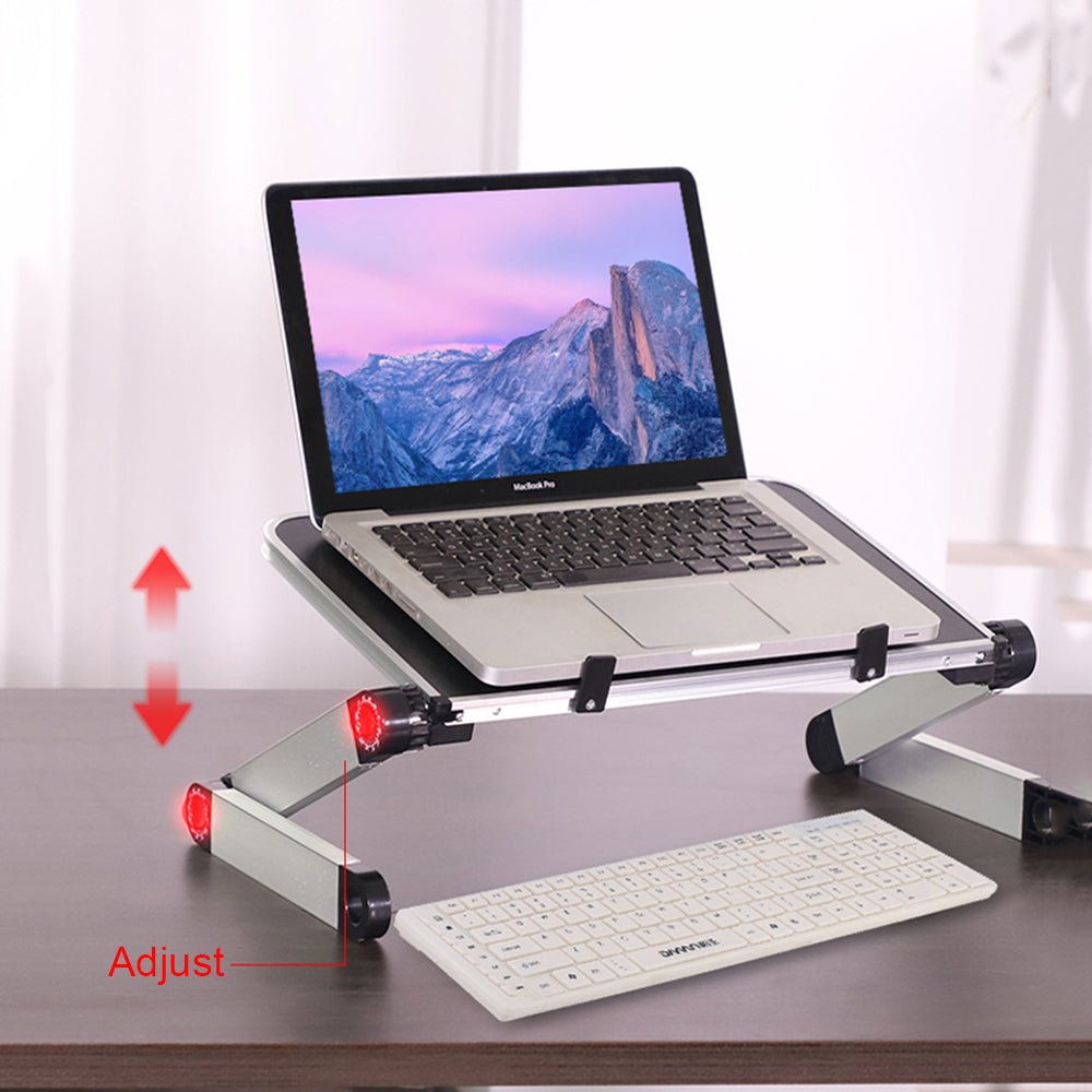 Foldable Laptop Stand Ergonomic Desk Tablet Holder - GlucklichgoodsLLC