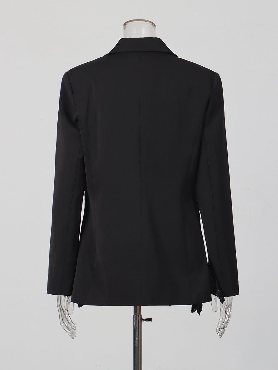 Elegant Three - dimensional Floral Loose - fitting Blazers - Maison Elène