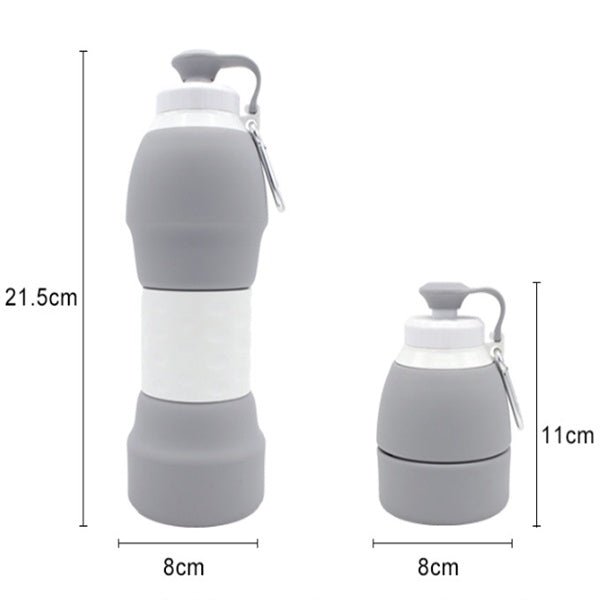 Silicone folding water bottle - Maison Elène