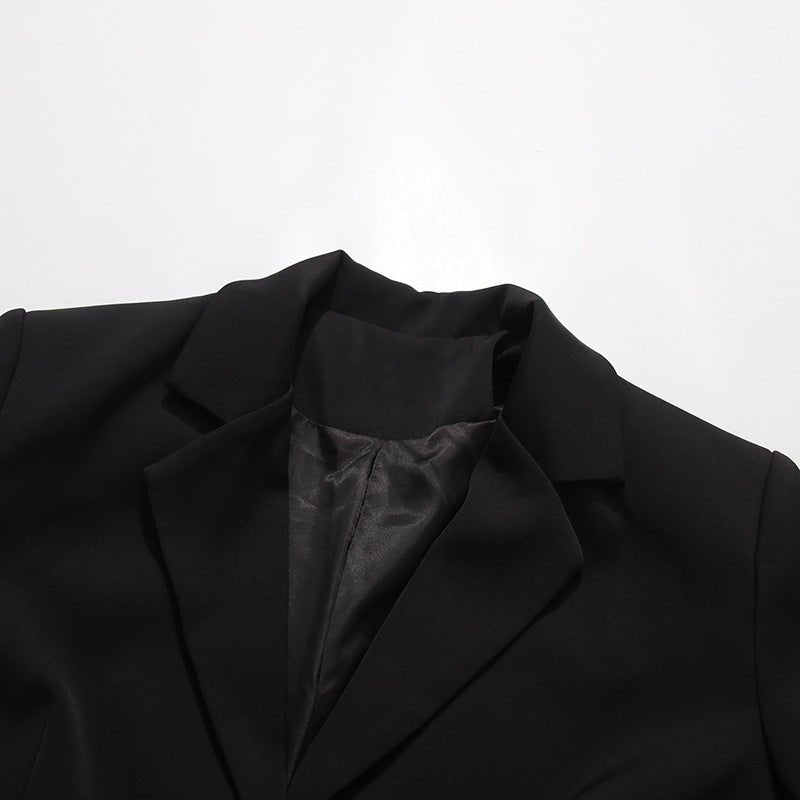 Elegant Three - dimensional Floral Loose - fitting Blazers - Maison Elène