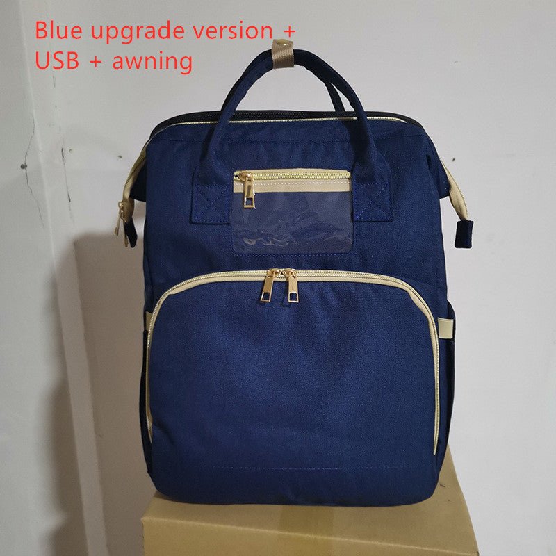 USB Charging Version Mommy Bed Backpack Folding Large Capacity Multi - function - Maison Elène