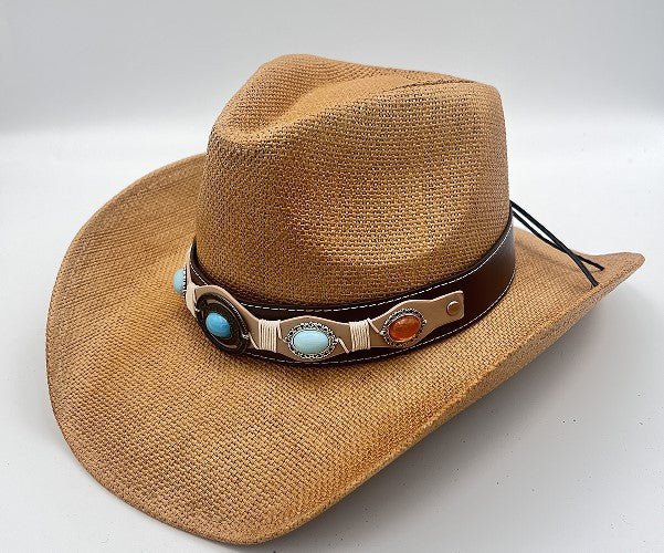 Summer Outdoor Ethnic Style Fedora Hat West - Maison Elène