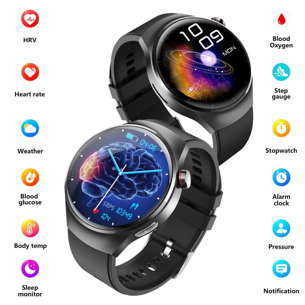 Elite Pro Smart Watch with Bluetooth Calling - Full Touch Screen Fitness Tracker with Heart Rate Monitor & Smart Notifications - GlucklichgoodsLLC