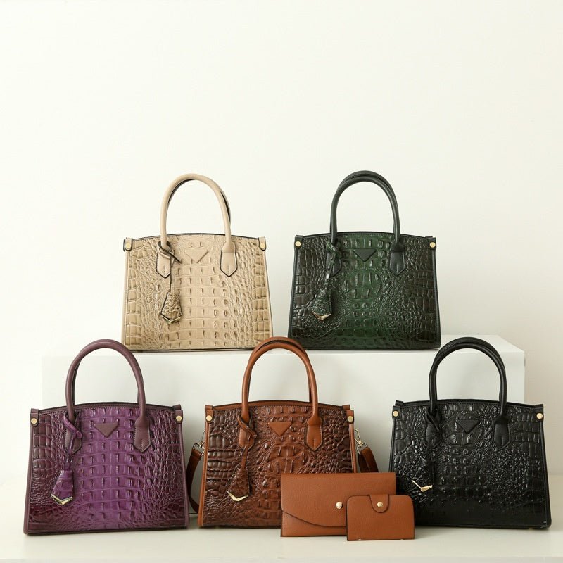 Vintage Crossbody Statement Handbag Set For Women - GlucklichgoodsLLC