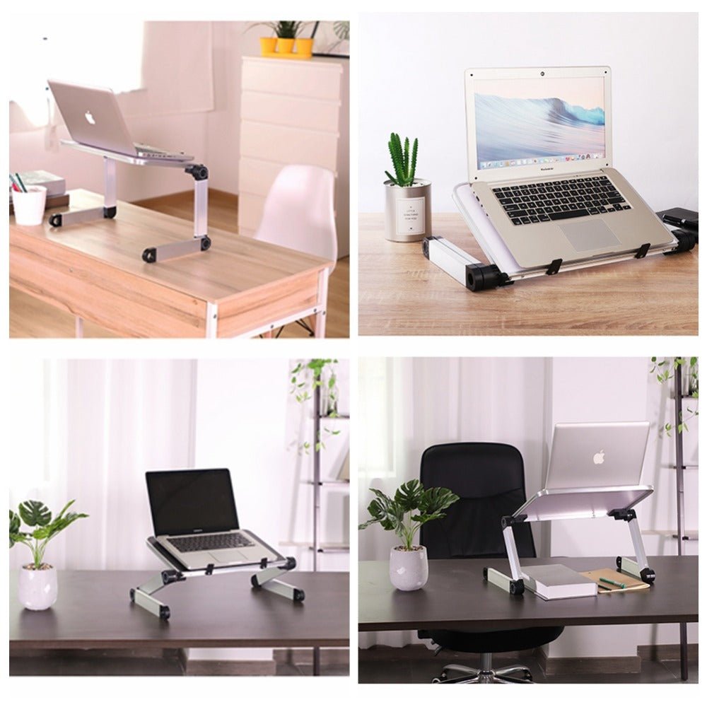 Foldable Laptop Stand Ergonomic Desk Tablet Holder - GlucklichgoodsLLC