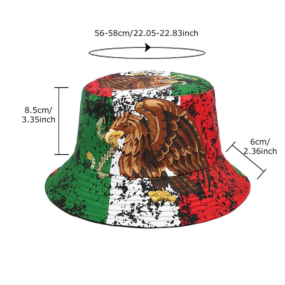 Eagle Pattern European And American Retro Nostalgic Fashion Bucket Hat - Maison Elène
