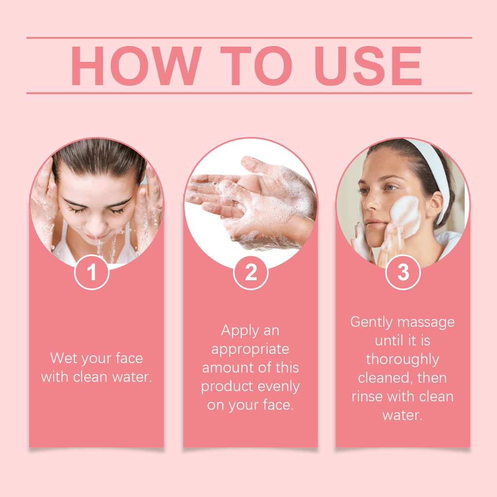 OUHOE Salicylic Acid Foam Cleanser Gentle Moisturizing Oil Control Facial Skin Cleansing Delicate Pore Cleanser - GlucklichgoodsLLC