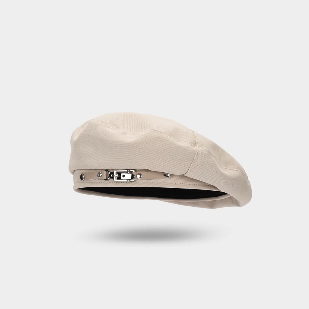 Black Design Sense Minority All - match Painter Cap - Maison Elène