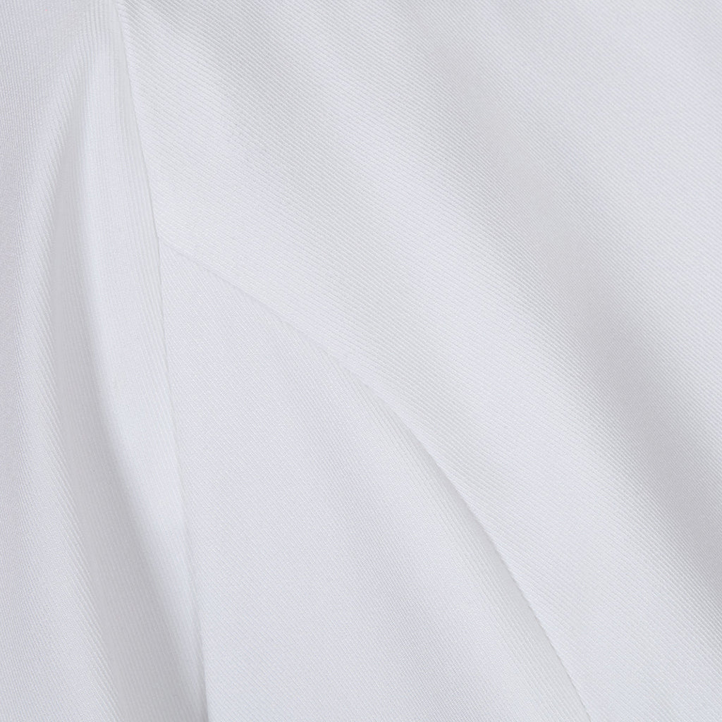 White Structured Hourglass Blazer Dress - Sculpted Waist Tailored Blazer for Women - Maison Elène