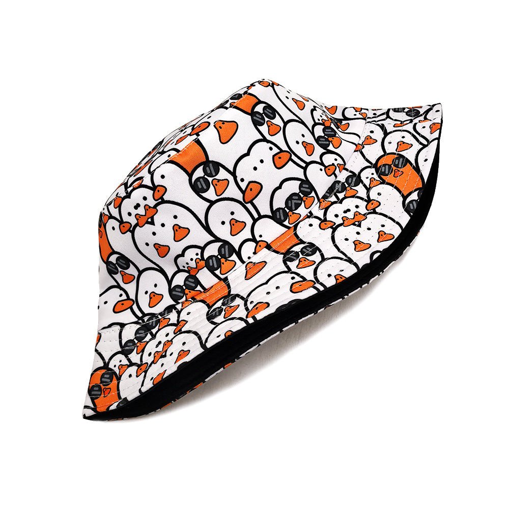 Cute Duck Bucket Hat Women's Japanese Trendy All - matching - Maison Elène