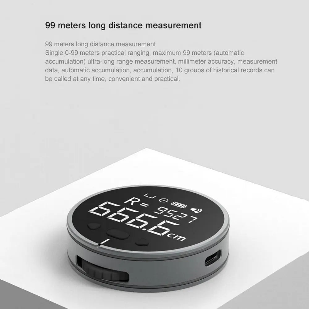 Distance Measuring Instrument Electronic Measuring Ruler Tape Measure High Definition Digital LCD High Precision Electronic Measuring Ruler Tool - Maison Elène
