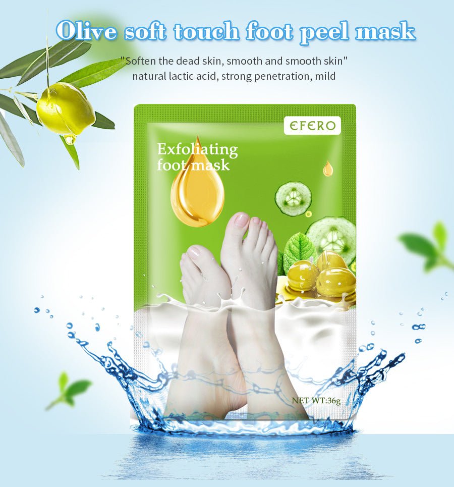 Exfoliating Foot Mask Foot SPA Pedicure Socks Removing Dead Skin Whitening Heels Feet Peeling Anti Cracked Foot Skin Care - Maison Elène