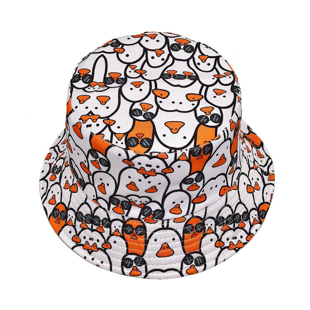 Cute Duck Bucket Hat Women's Japanese Trendy All - matching - Maison Elène