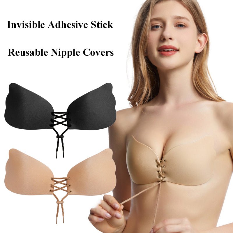 Large Size Strapless Bra Adhesive Sticky Push Up Bras For Women Rabbit Brassiere Lingerie Invisible Women Hot - Maison Elène