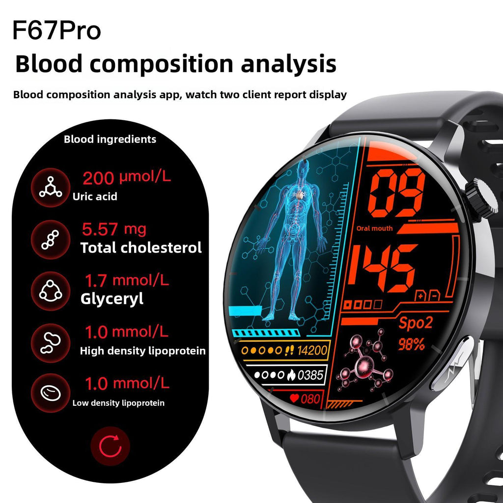 1.41 - inch Health Smartwatch Fitness Tracker And Heart Rate - blood Oxygen - blood Pressure - sleep Monitor - Maison Elène
