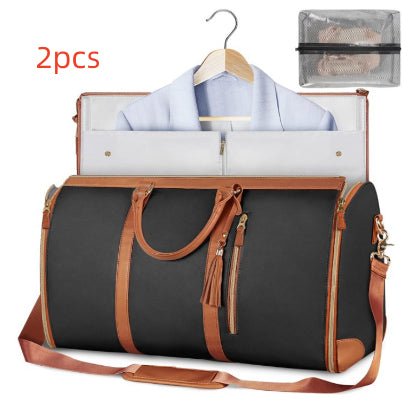 Large Capacity Travel Duffle Bag Women's Handbag Folding Suit Bag Waterproof Clothes Totes - Maison Elène