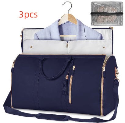Large Capacity Travel Duffle Bag Women's Handbag Folding Suit Bag Waterproof Clothes Totes - Maison Elène