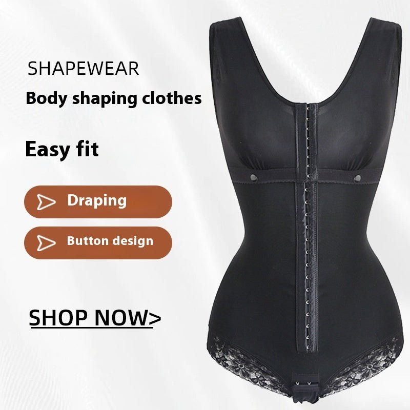 Women's Fashion Lace Belly Contracting One - piece Corset shapwear - Maison Elène
