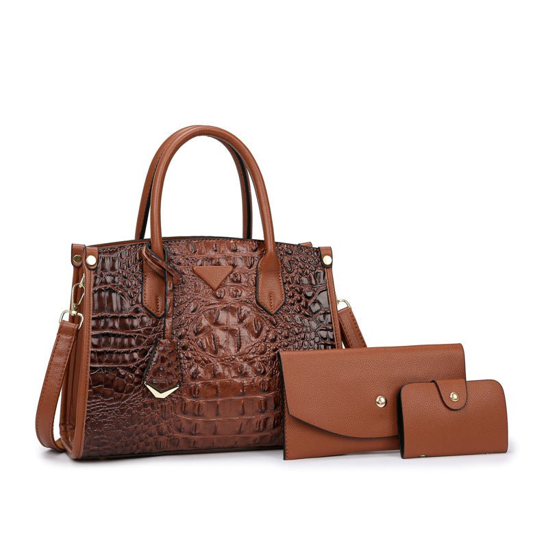 Vintage Crossbody Statement Handbag Set For Women - GlucklichgoodsLLC