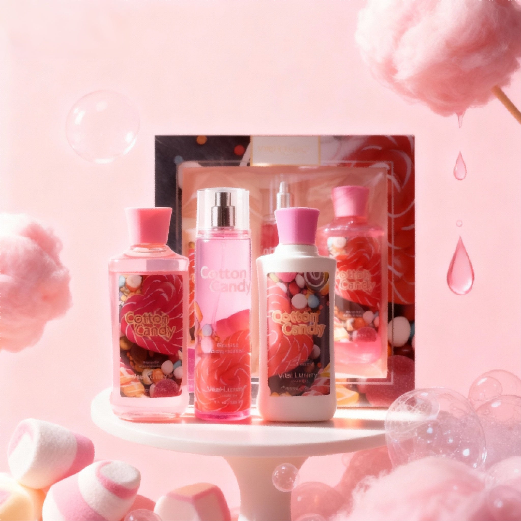 3pcs Set - Sakura Fragrance Shower Gel Set, Japanese Cherry Blossom 10 Fl.oz Shower Gel, 10 Fl.oz Body Lotion, 8 Fl. Oz Body Mist, A Three - piece Bath And Body Care Gift Set - Maison Elène