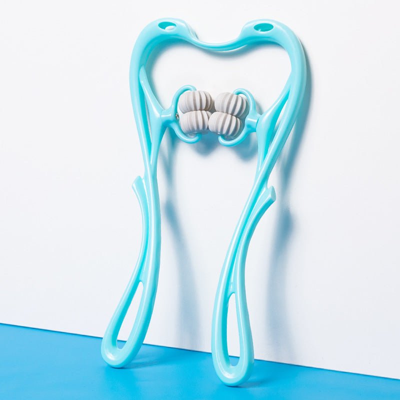 Multifunctional Manual Six - wheel Neck Massager Massage Relieve Roller Massage Tool - Maison Elène