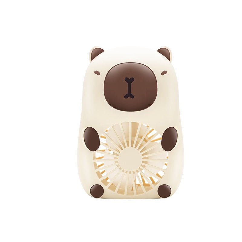 Children's Cartoon Capybara Hand - held Lanyard Little Fan - Maison Elène
