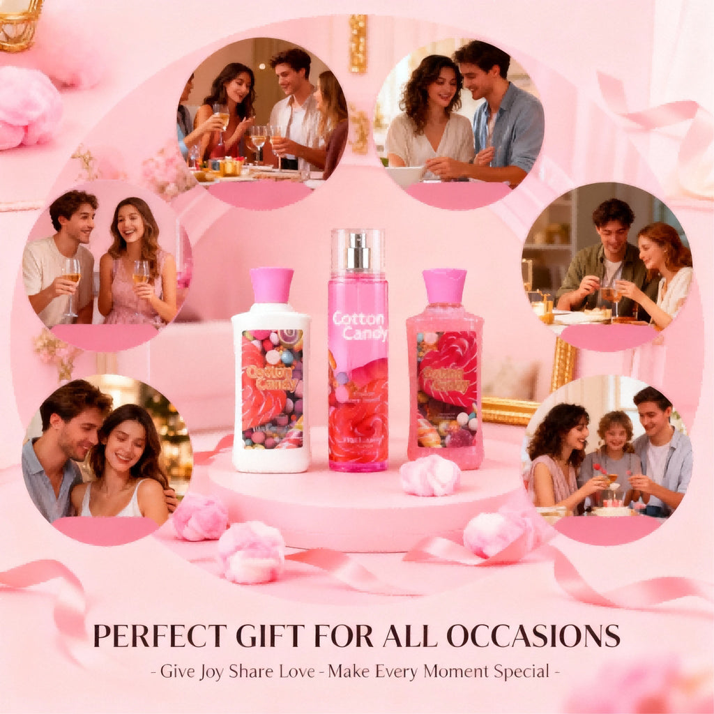 3pcs Set - Sakura Fragrance Shower Gel Set, Japanese Cherry Blossom 10 Fl.oz Shower Gel, 10 Fl.oz Body Lotion, 8 Fl. Oz Body Mist, A Three - piece Bath And Body Care Gift Set - Maison Elène