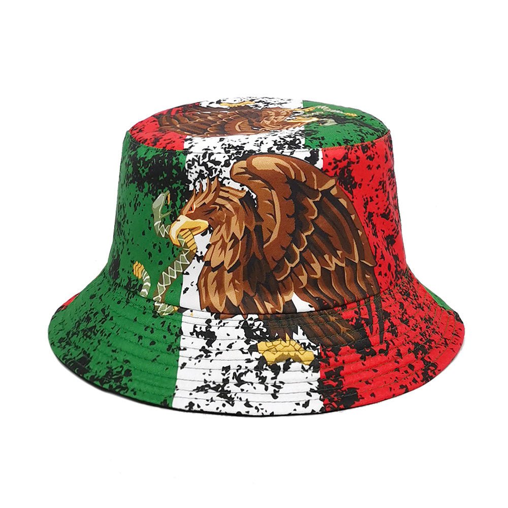 Eagle Pattern European And American Retro Nostalgic Fashion Bucket Hat - Maison Elène