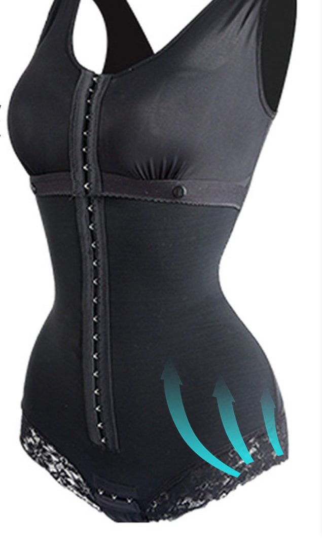 Women's Fashion Lace Belly Contracting One - piece Corset shapwear - Maison Elène