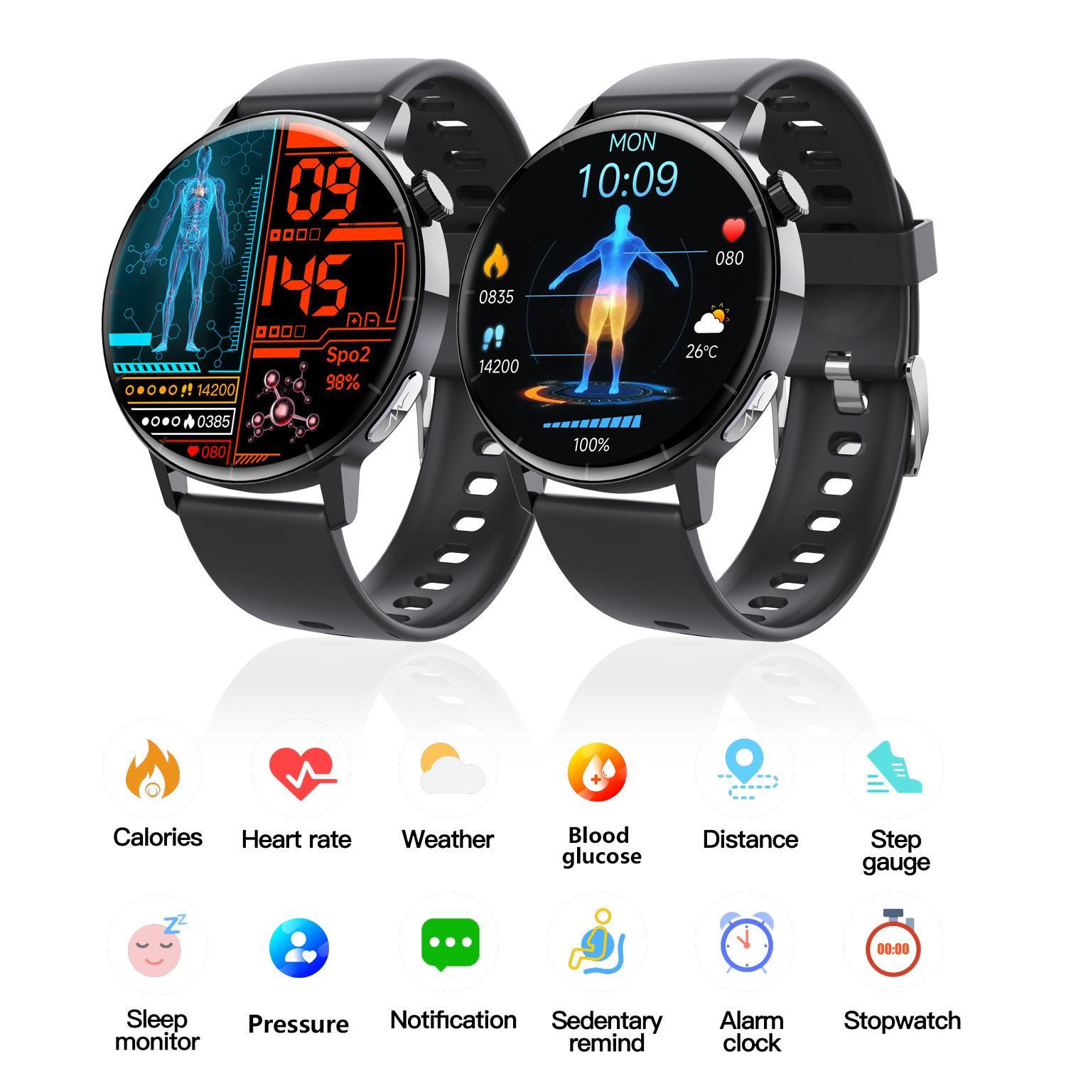 1.41 - inch Health Smartwatch Fitness Tracker And Heart Rate - blood Oxygen - blood Pressure - sleep Monitor - Maison Elène