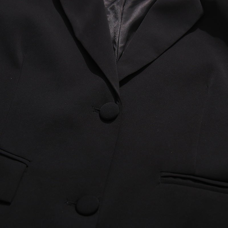 Elegant Three - dimensional Floral Loose - fitting Blazers - Maison Elène