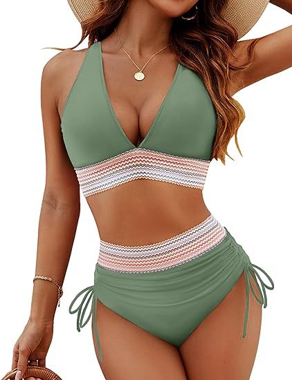 Fashion Women's High Waist Bikini Split Suit - Maison Elène