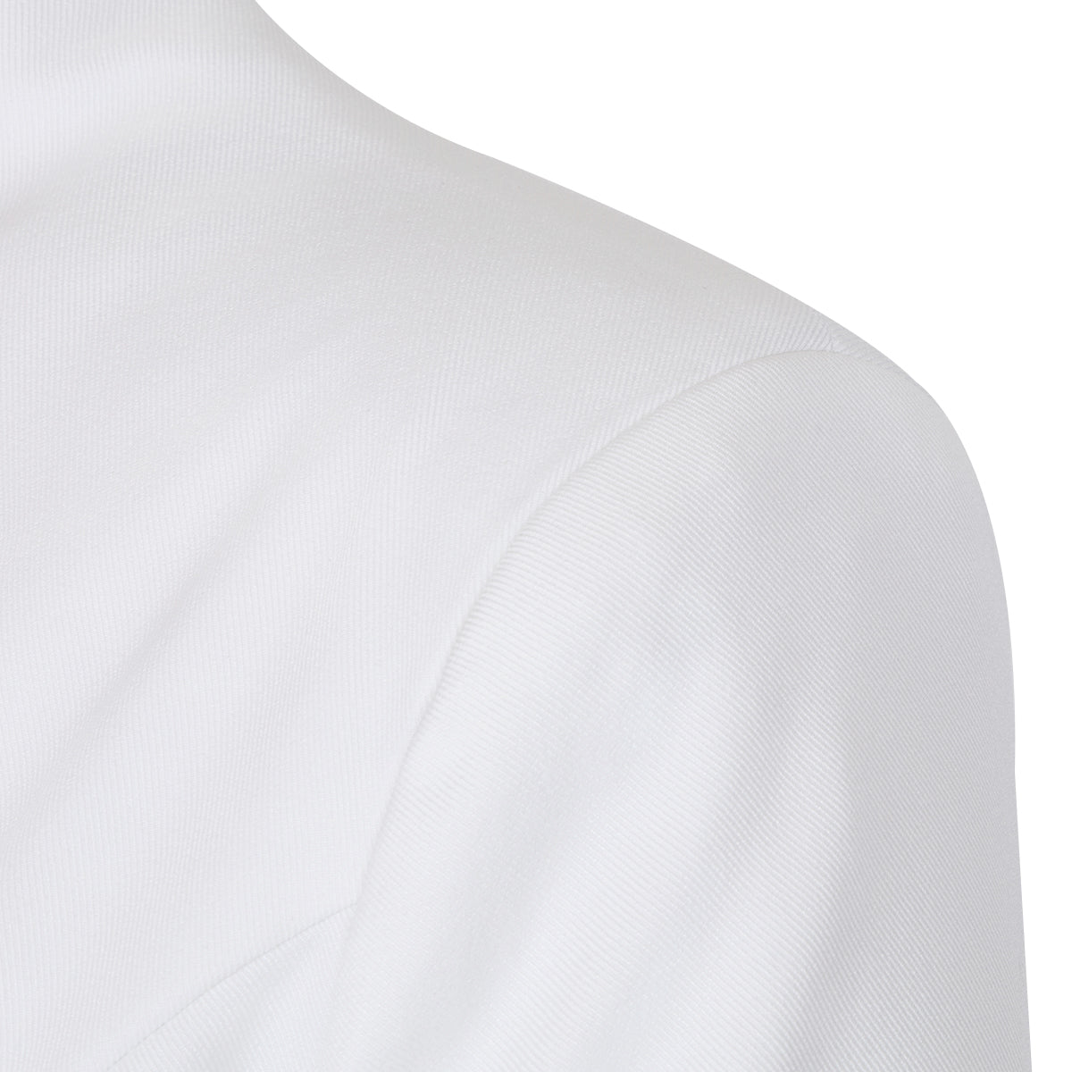 White Structured Hourglass Blazer Dress - Sculpted Waist Tailored Blazer for Women - Maison Elène